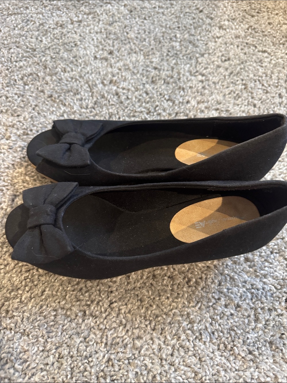 American Eagle Outfitters Black Bow Ballet Flats